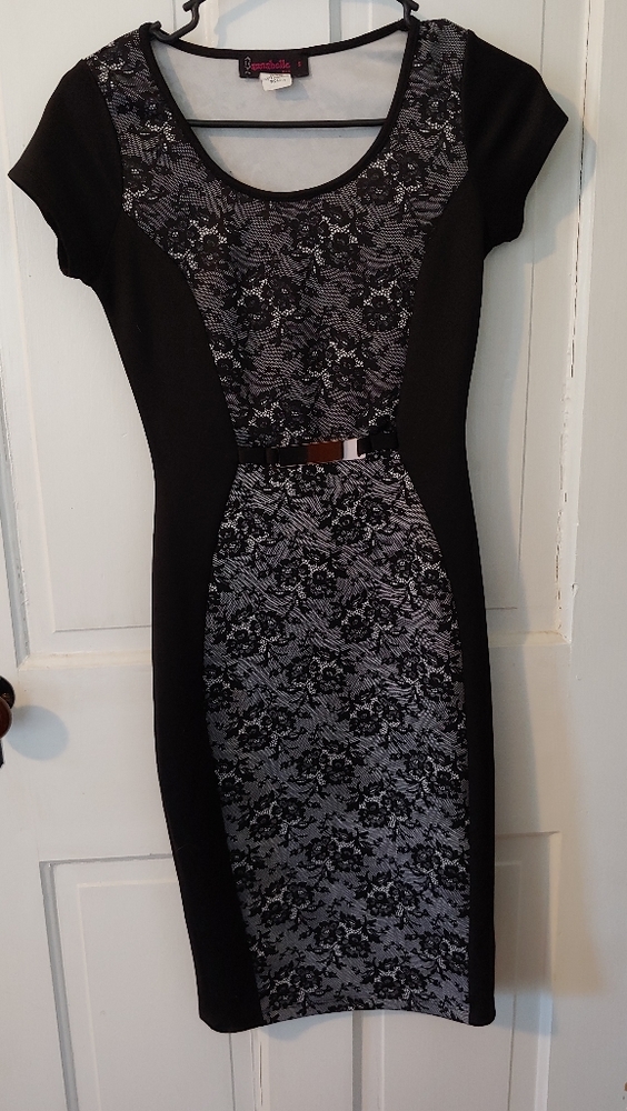 Annabelle black and white dress